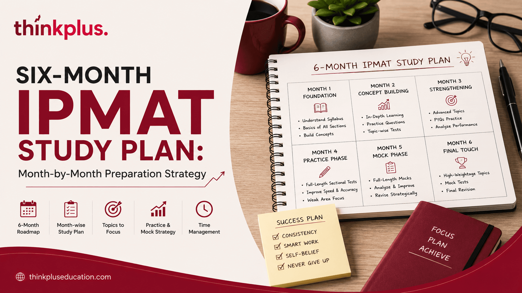 Six-Month IPMAT Study Plan: Month-by-Month Preparation Strategy