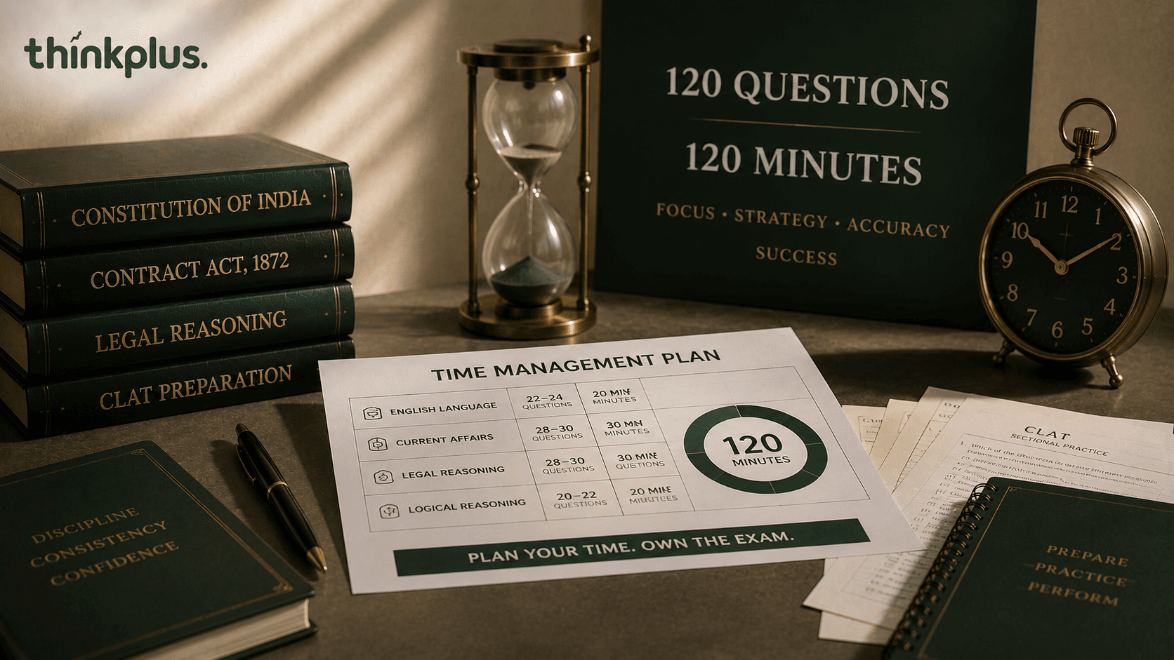 CLAT Time Management Strategy: How to Attempt 120 Questions in 120 Minutes